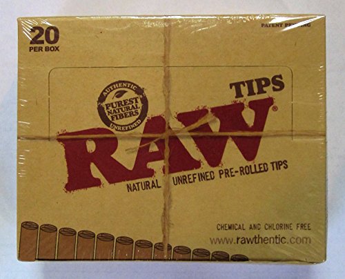 RAW Pre-Rolled Tips 20ct/box