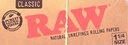 RAW 1 1/4 Natural Unbleached Rolling Papers 24ct, BOX