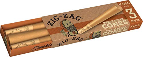 Zig Zag Cones King Unbleached 3/24 ct. 