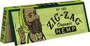 Zig-Zag Rolling Papers Hemp Organic 1 1/4 Size Unbleached Vegan (24 Booklet Carton)