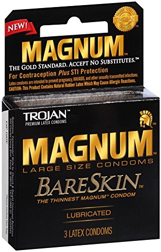 trojan magnum bare skin 6/3pk