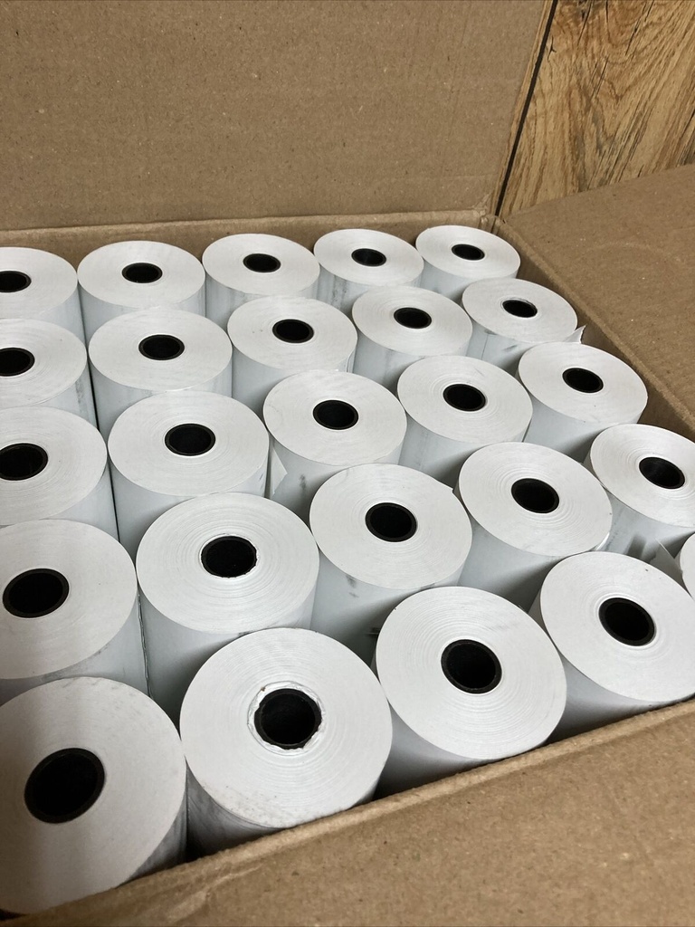 Thermal Paper Receipt Rolls 3-1/8" X 230' White 50 Rolls Brand New