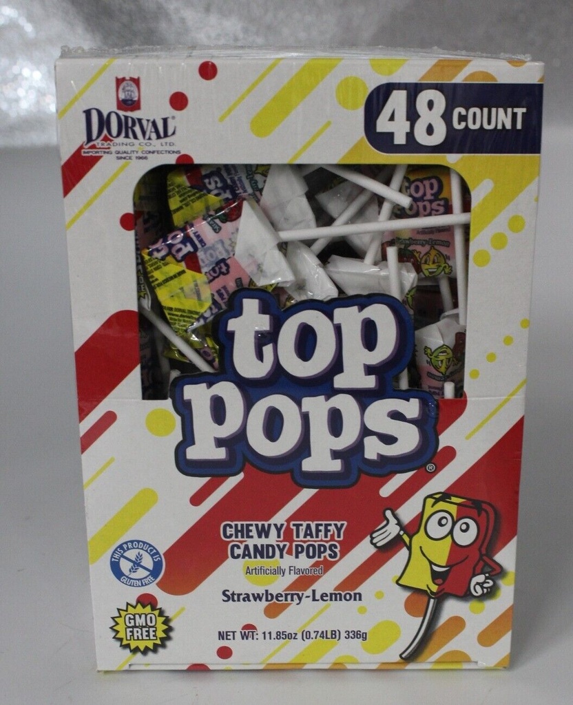 Top pops 48 CT. Strawberry-Lemon