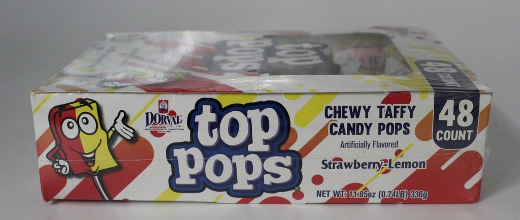 Top pops 48 CT. Strawberry-Lemon