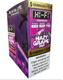 Hi-Fi Hazy Grape Cigarillos 15 ct. 