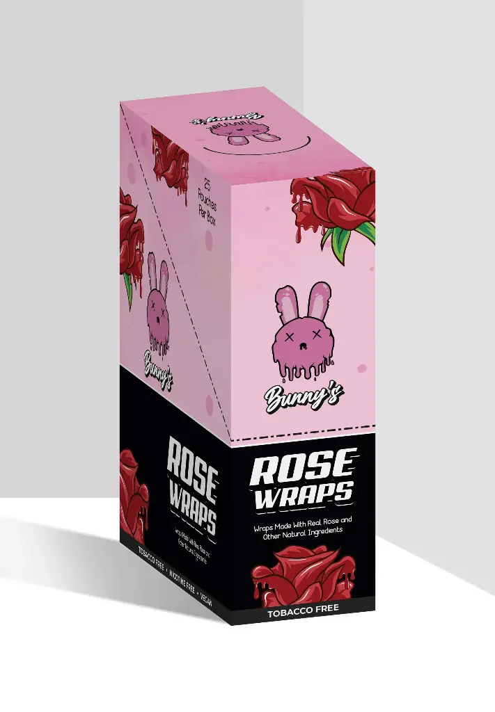 Bunny's Rose Wrap 3/25 pk. 