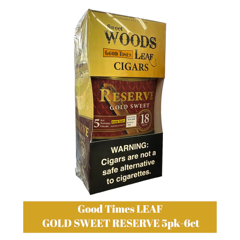 Good Time Leaf Cigars Reserve Gold Sweet 6 ct. 