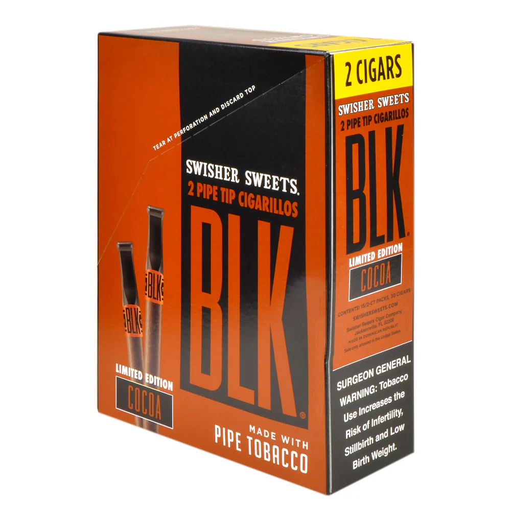 Swisher Blk Cocoa 15 ct. 