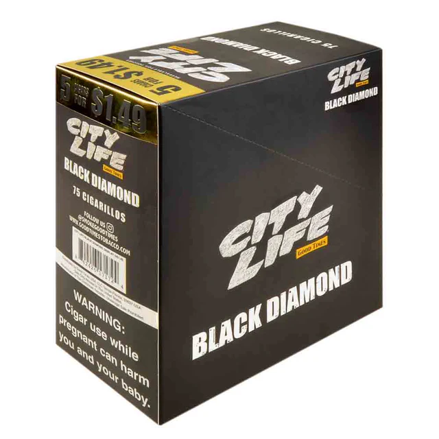 City Life 5/1.49 Black Diamond 5/15 ct. 