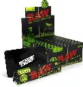 Raw Black Organic Hemp Rolling Paper King Size Full Display 50 Counts 