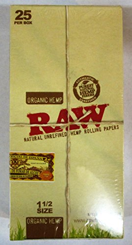 RAW Organic 1 1/2 Papers 25ct./box