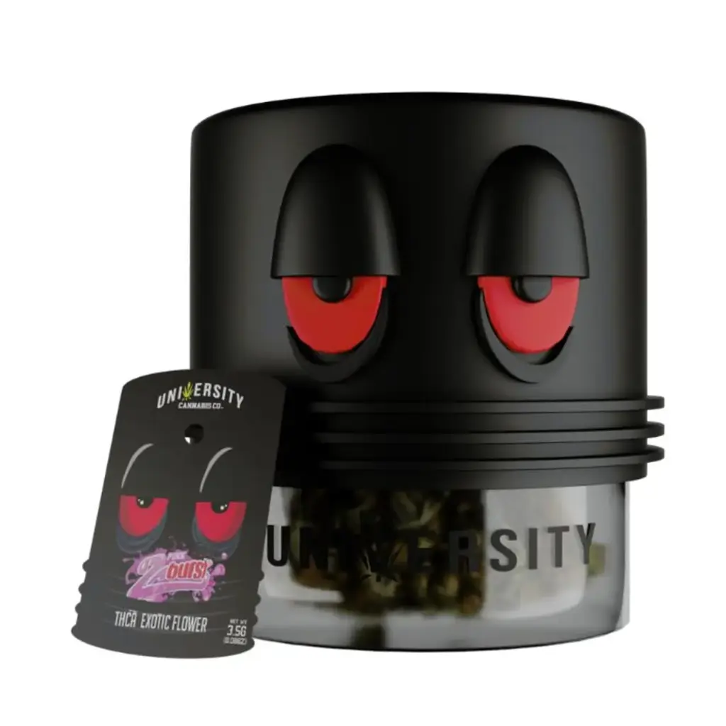 University THCa Flower Pink Zaburst Sativa 3.5G Jar