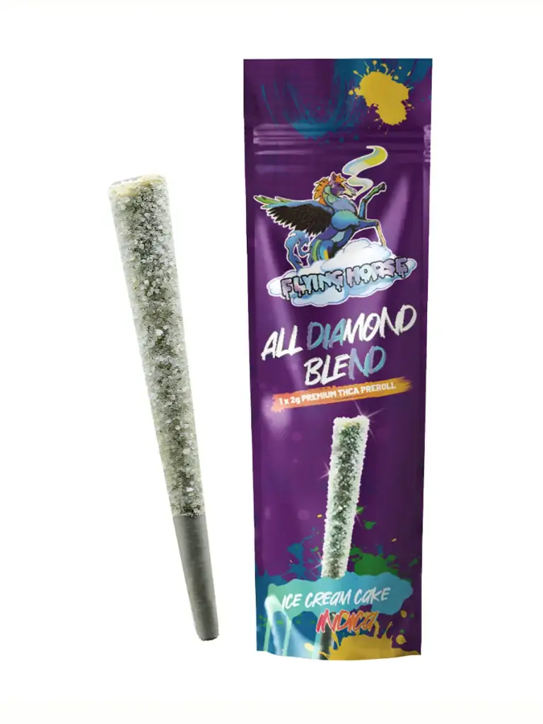 Flying Horse THCa Pre-roll Ice Cream Cake Indica 2G/10 ct. 