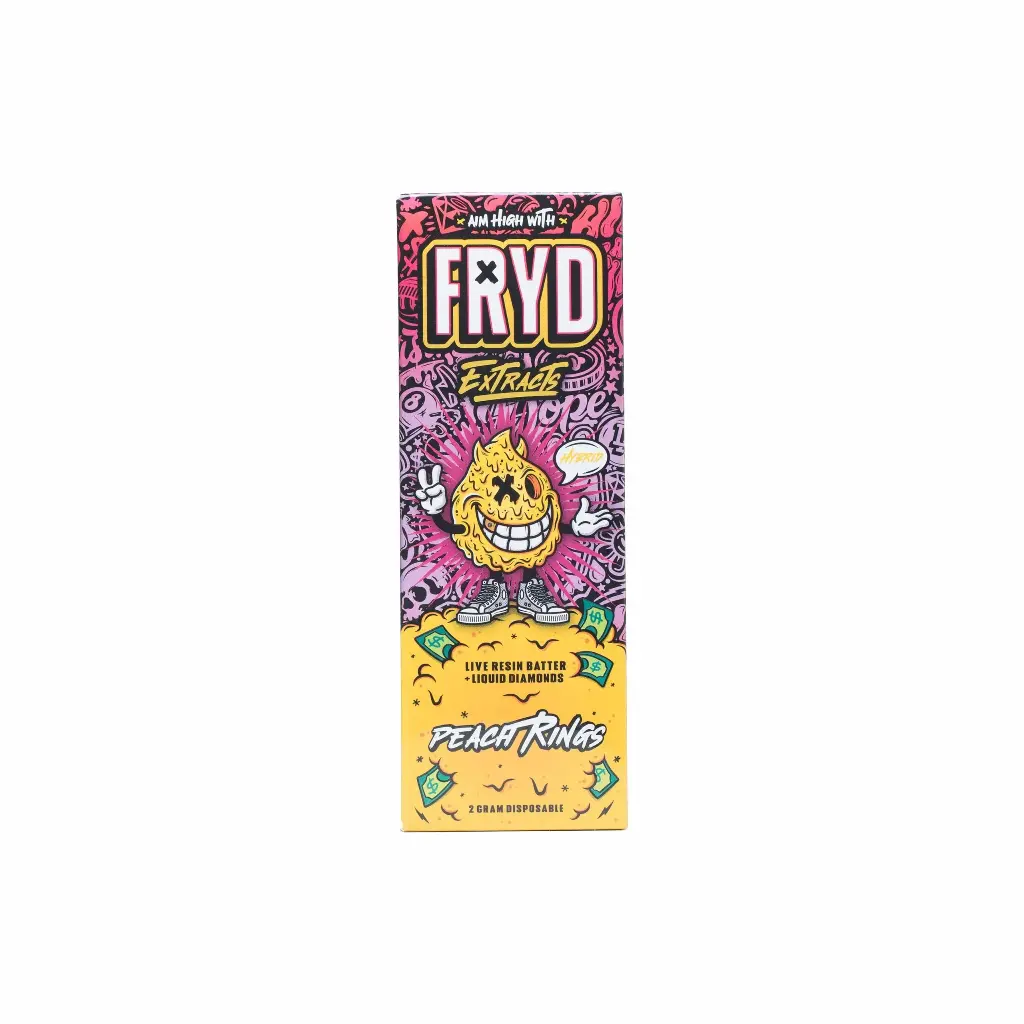 FRYD Live Resin Disposable Peach Rings 2G