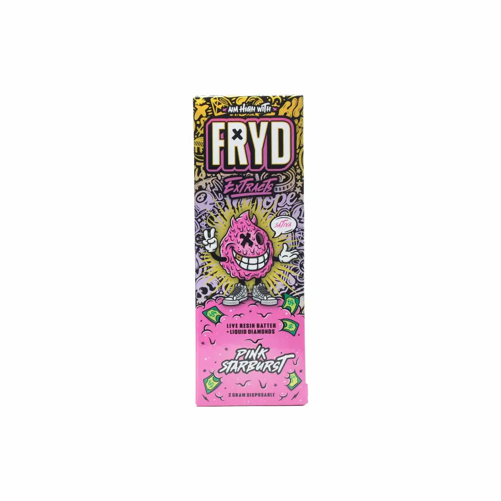 FRYD Live Resin Disposable Pink Starburst 2G