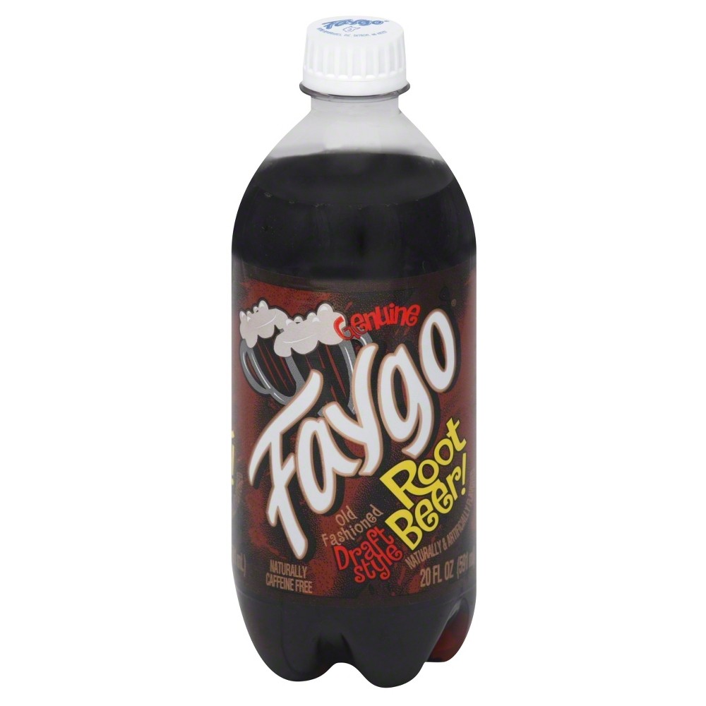 Faygo Bottle Root Beer 20 oz, 24 pk. 