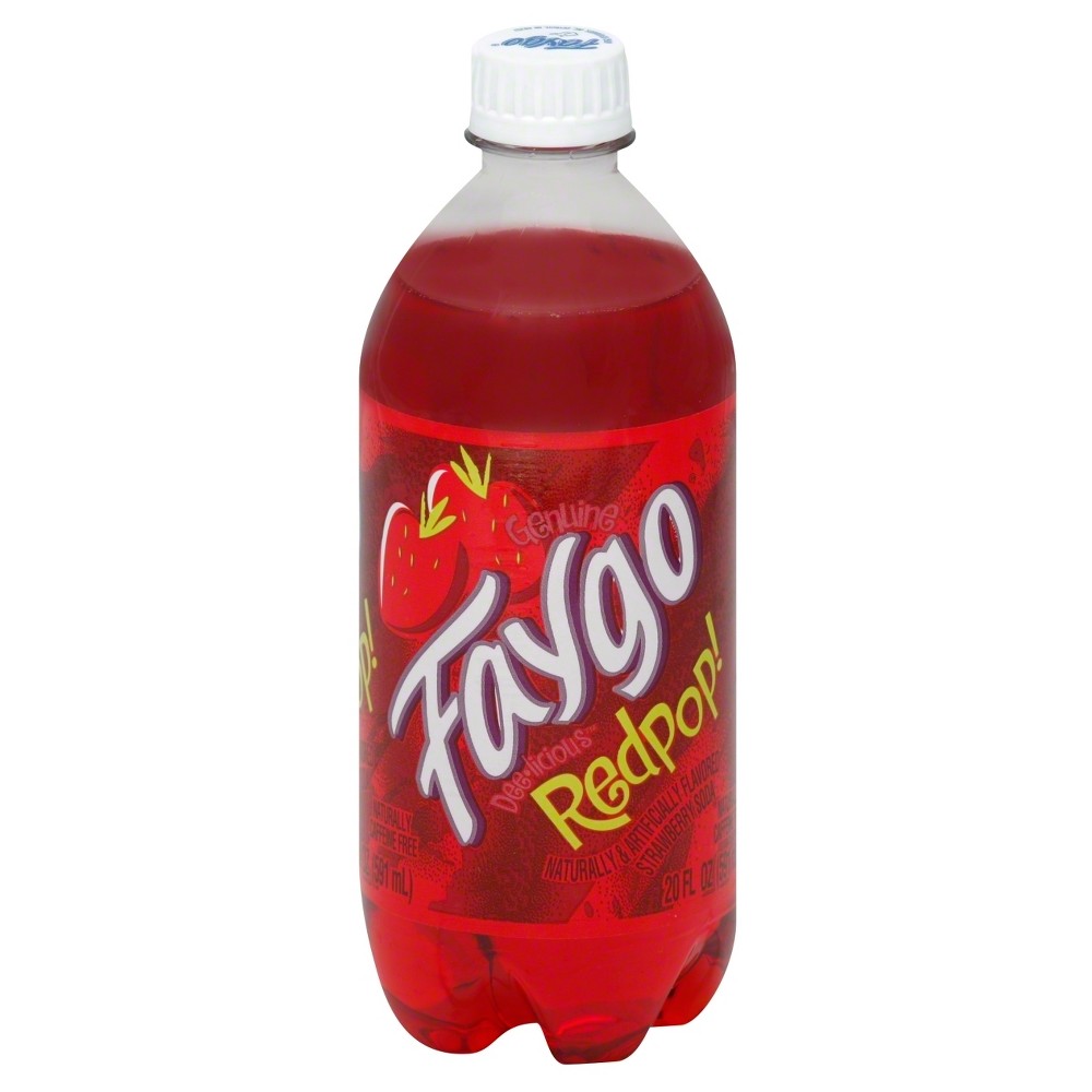 Faygo Bottle Redpop 20 oz, 24 pk. 