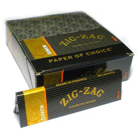 Zig-Zag Paper King Black 24 ct. 