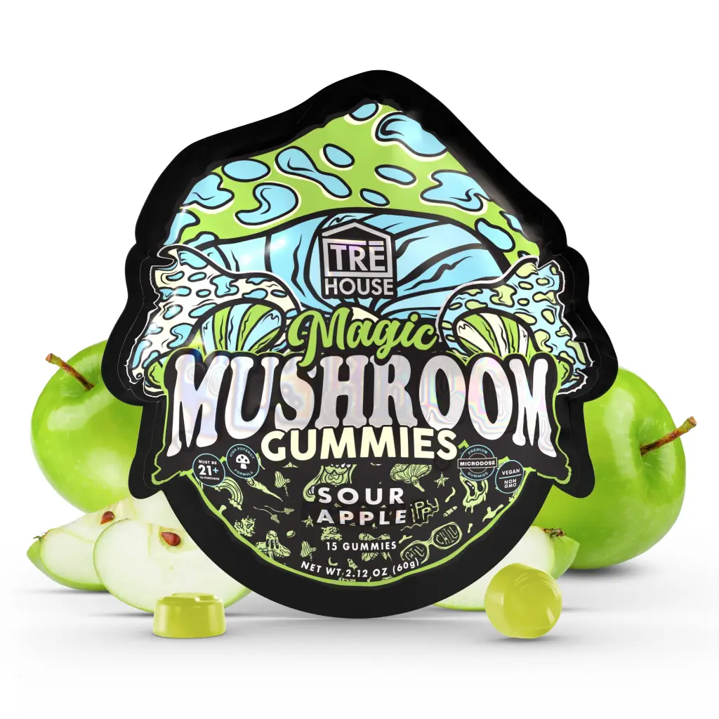 MAGIC MUSHROOM GUMMIES SOUR APPLE 