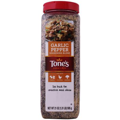 Tones Garlic Pepper 21 oz.