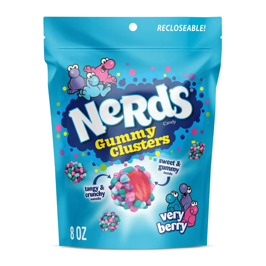 Nerd Gummy Clusters Very Berry 8 oz, 6 ct. 