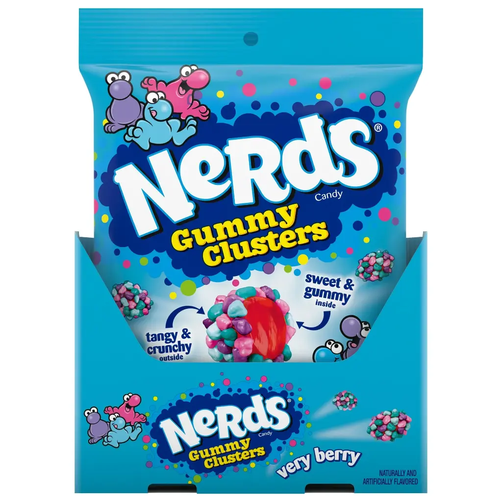 Nerd Gummy Clusters Very Berry 5 oz, 12 ct. 