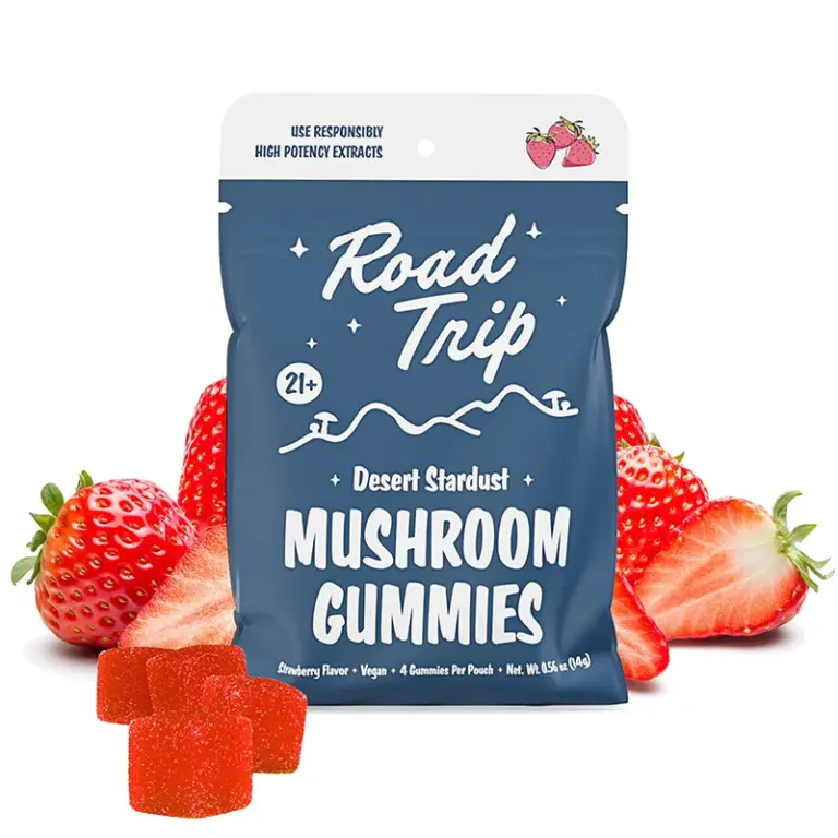 Road Trip Mushroom Gummy Strawberry 1 oz  