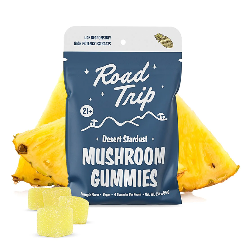 Road Trip Mushroom Gummy Pineapple 1 oz  