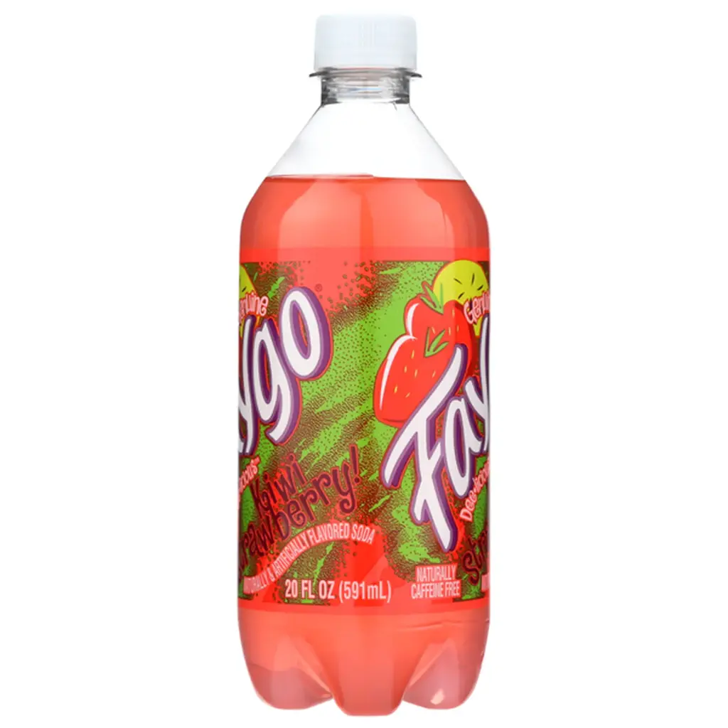 Faygo Bottle Kiwi Strawberry 20 oz, 24 pk.