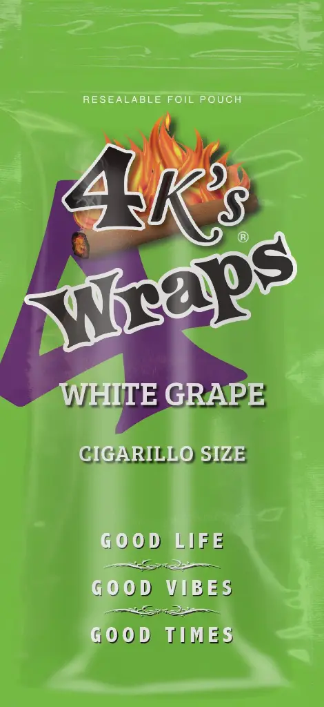 4K Wraps White Grape 4/1.29 30 ct. 