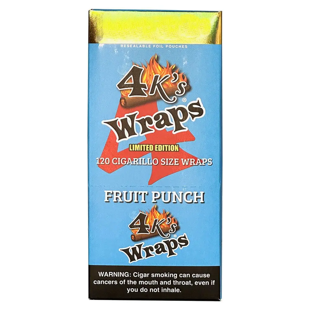 4K Wraps Fruit Punch 4/1.29 30 ct. 