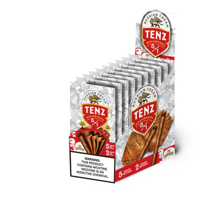 Zig-Zag Tenz Natural Leaf Cigars - Russian Cream 8CT