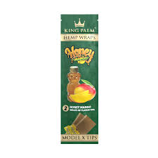 King Palm Hemp Wrap Honey Mango 15ct 2pk