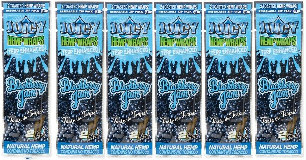 Juicy Jay Hemp Wrap Blackberry Jam 2/25 pk. 