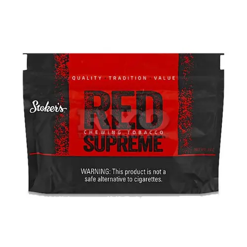 Stokers Red Supreme Chewing Tobacco 12/3oz Pouch