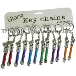 Metal Pipe in a Keychain, 12 ct