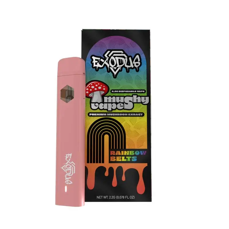 Exodus Mushy Vapes Rainbow Belts 2.2G 6ct. Disposable 