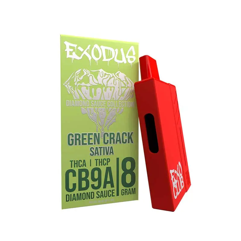 Exodus Diamond Sauce Green Crack Vape 8G 5 ct. 