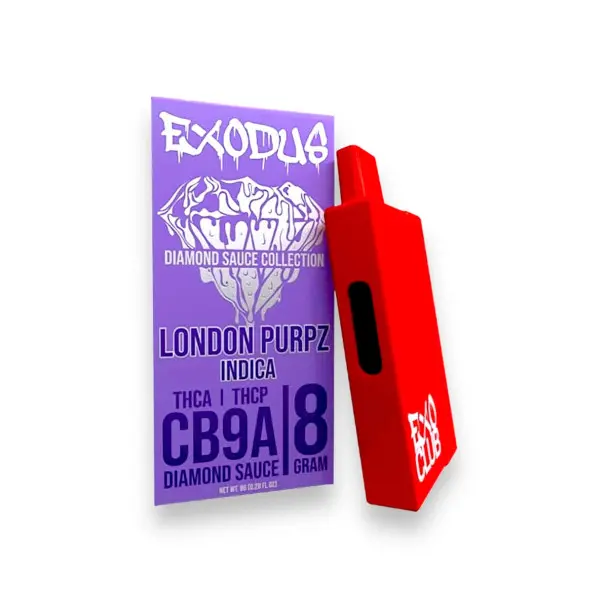 Exodus Diamond Sauce London Purpz Vape 8G 5 ct. 