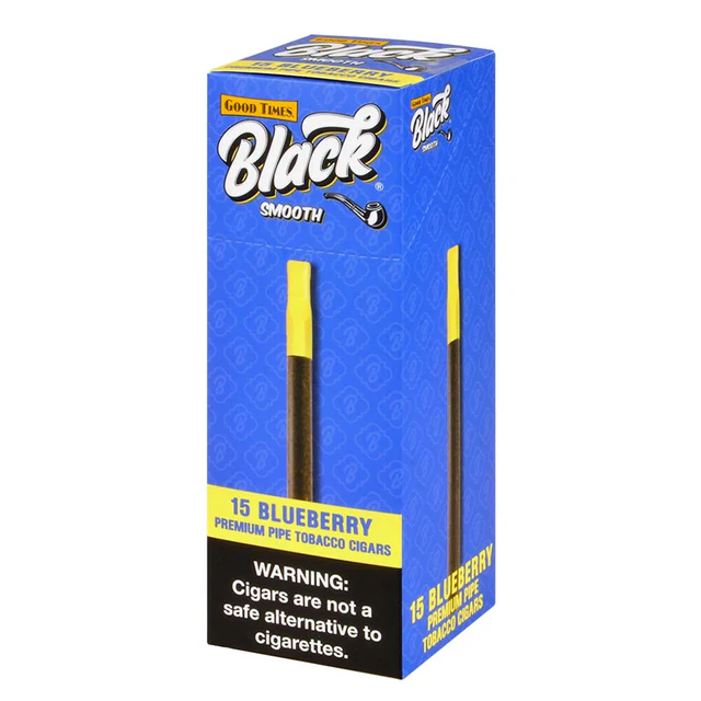 Good Times BLACK SMOOTH Blueberry Cigarillos, .89/15ct