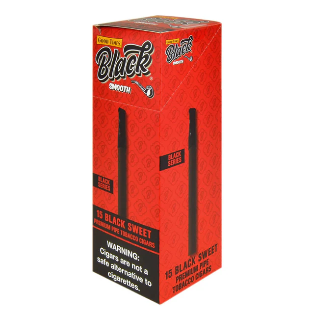 Good Times BLACK SMOOTH Black Sweet Cigarillos, .89/15ct