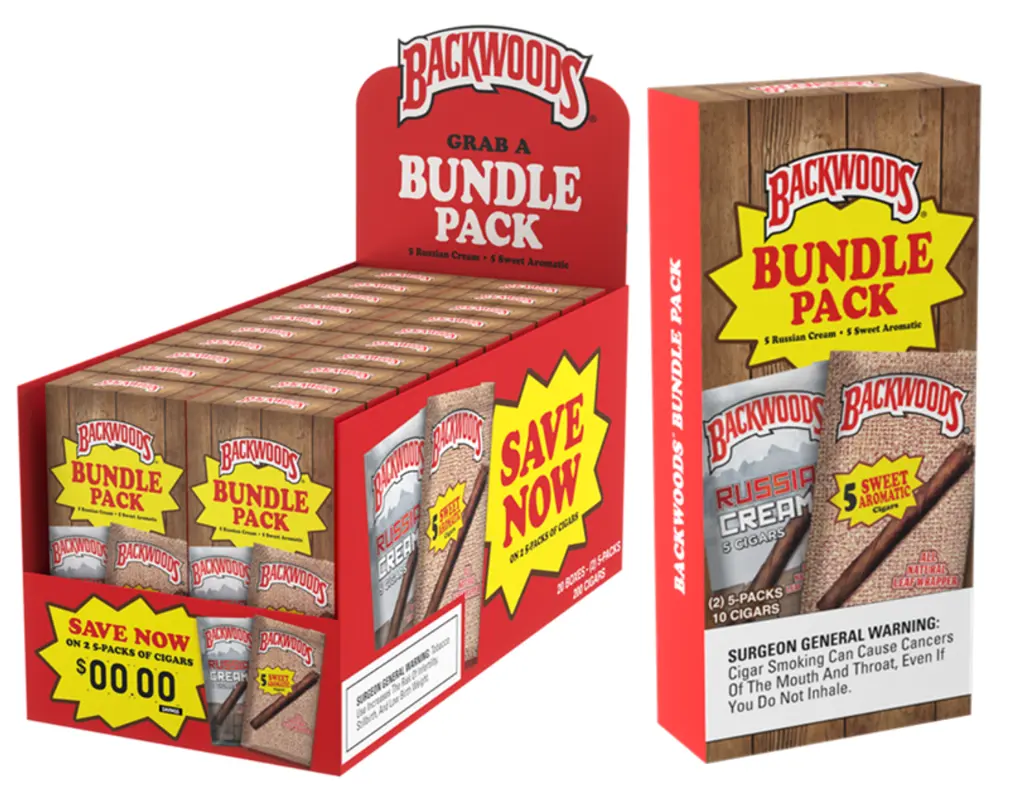 Backwood Bundle Russian Cream/Sweet Aroma 5/20 Display