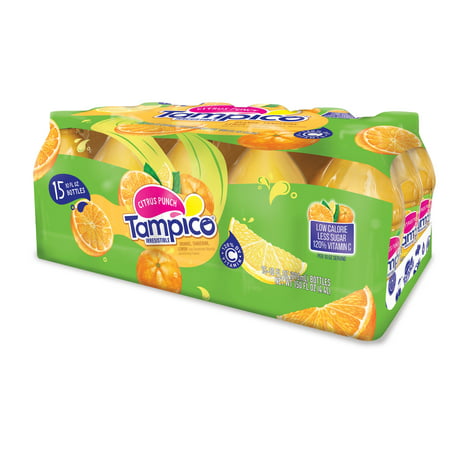 Tampico Citrus Punch Orange Tangerine Lemon Juice Drink 10 oz 15 pk.