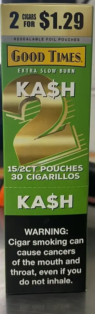 Good Times Cigarillos 2/1.29 Kash 15 ct.