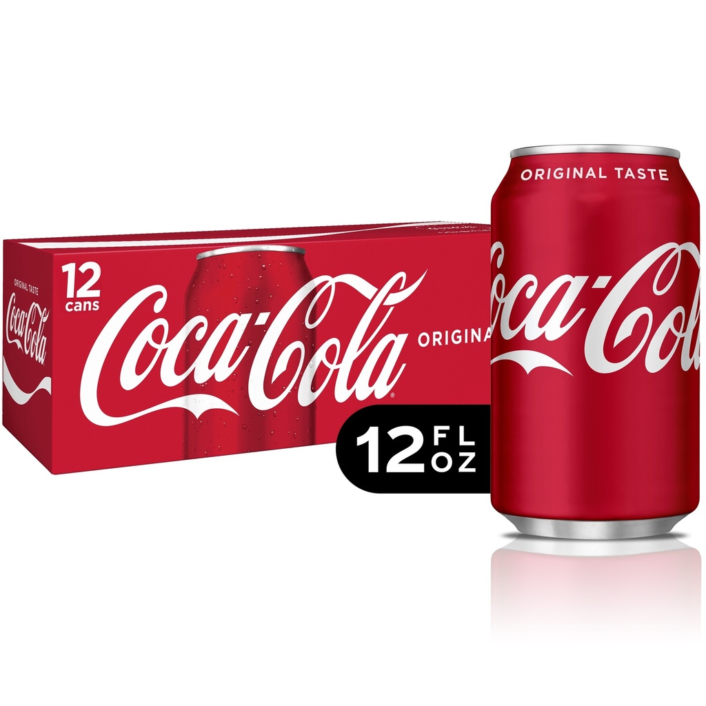 Coke Cola Can 12 oz 24 pk.