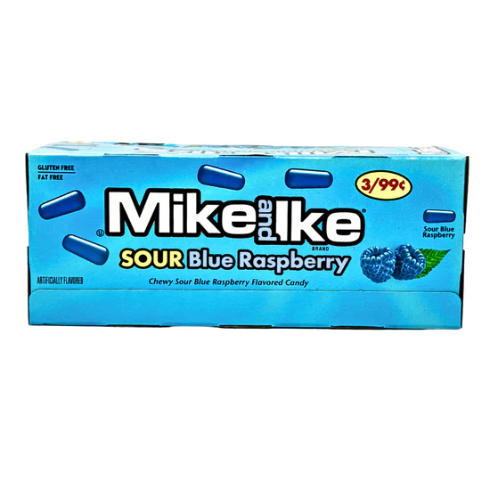 MIKE N IKE 3/99 SOUR BLUE RASPBERRY