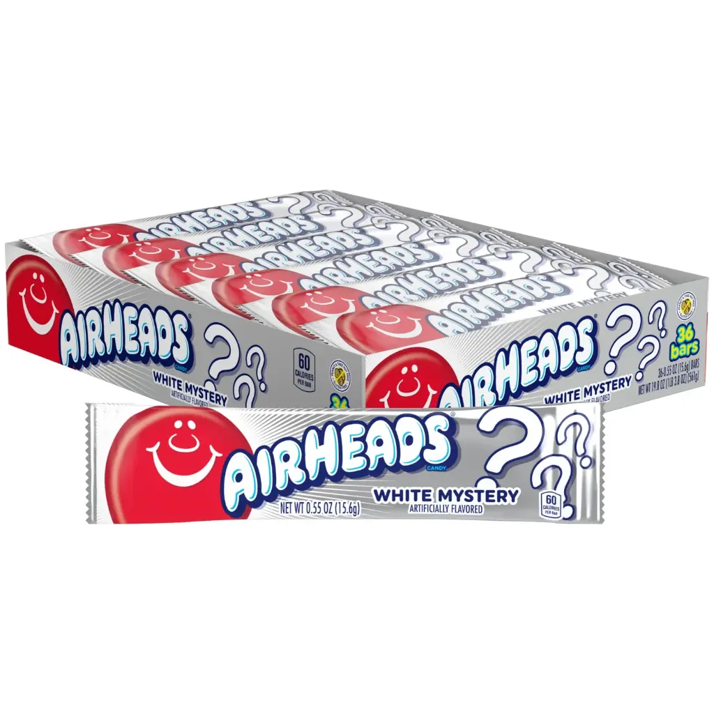 Airheads White Mystery .55 oz, 36 pk.