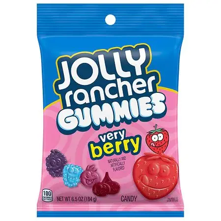 Jolly Rancher Gummies Very Berry 12 ct, 6.5 oz