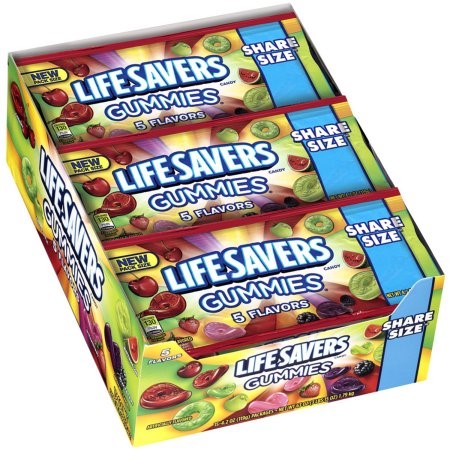 LIFESAVER GUMMI 5 FLAVOUR 15CT/4.20OZ