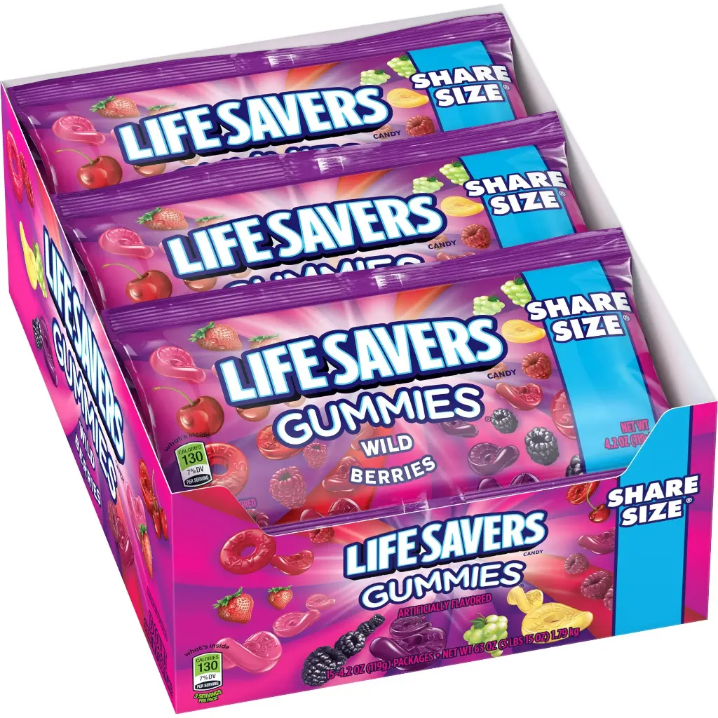 LIFESAVER GUMMI WILDERY 15CT/4.20OZ